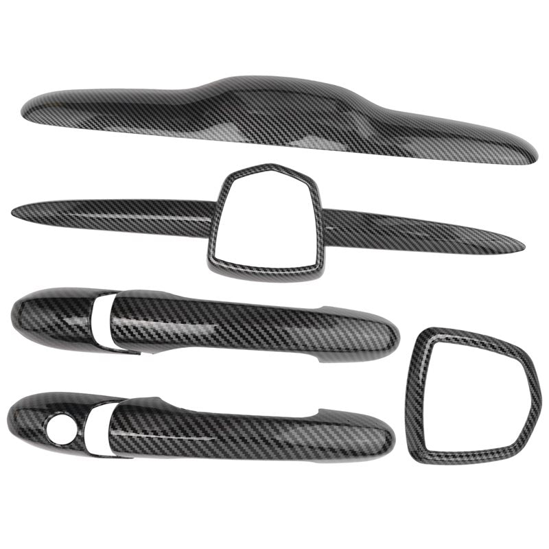 Abarth Kit Molduras Exterior Cover Negro Brillo Gloss, Matt or Fake Carbon Effect
