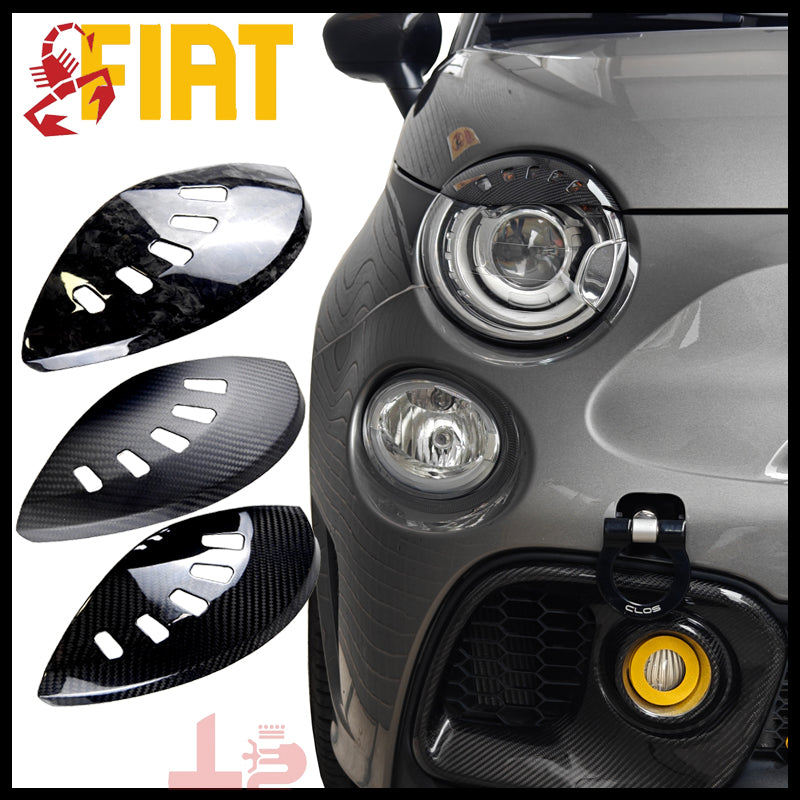 Abarth Cover Faro Headlights Angry Eyelid Enfadado Look 2.0