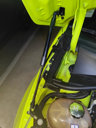 Abarth Fiat 500 500e Hood Struts Amortiguadores de Capó ⚫️🔴