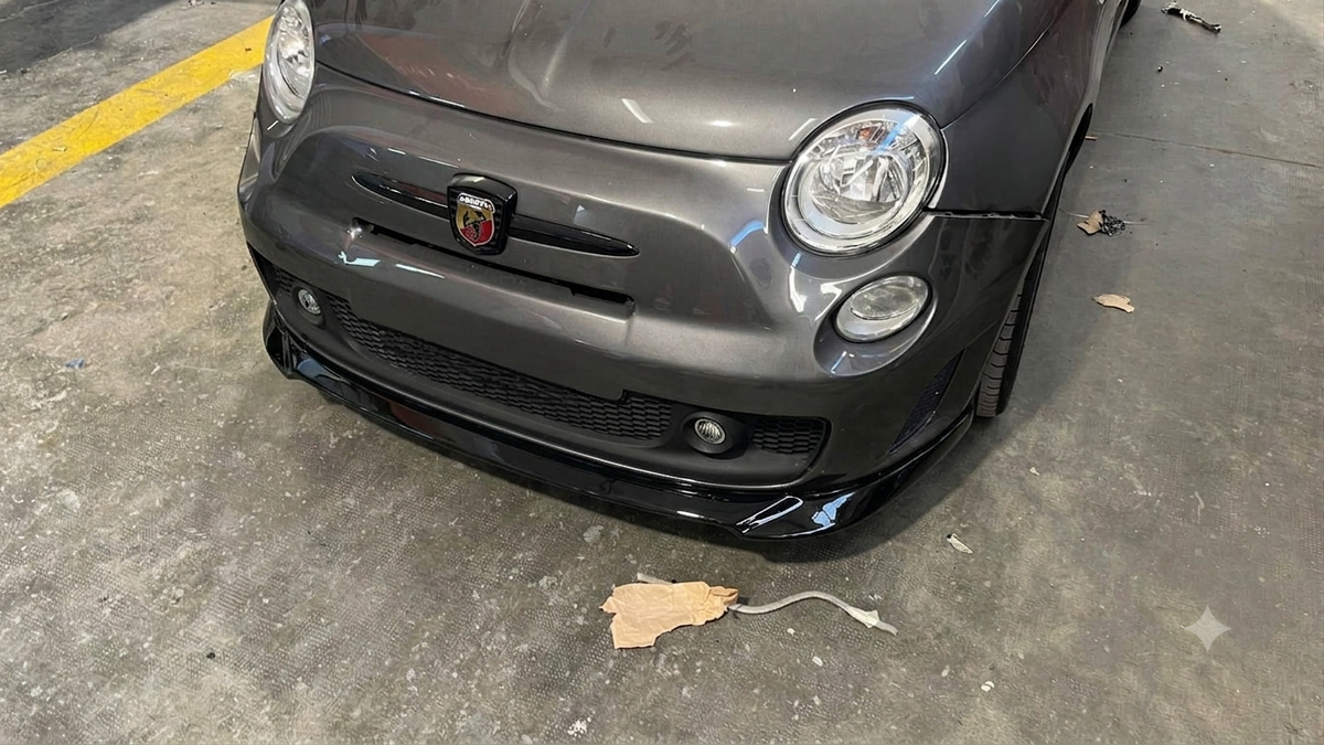 Abarth 2008-2016 Pre Restyling Facelit Lip Splitter Bumper Paragolpes Delantero Fibra