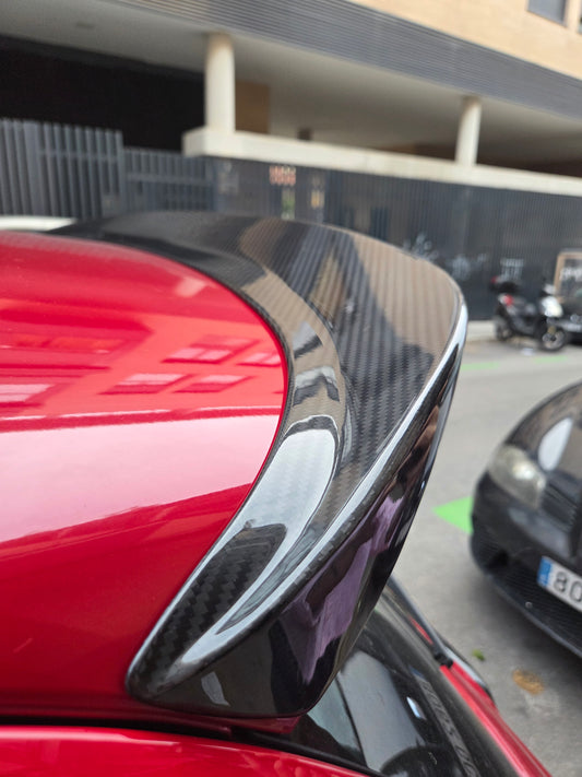 Abarth 500 Alerón Spoiler Visera Duck Tail Fiber or Carbon