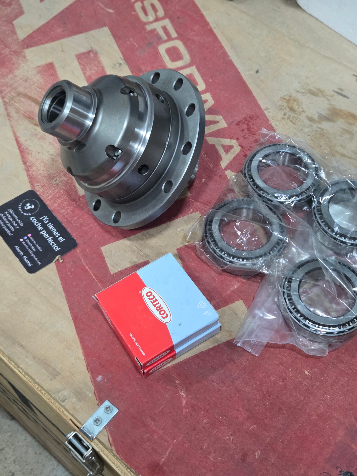 Abarth 500/595/695 C510 Limited Slip Differential LSF Autoblocante tipo Torsen 40%