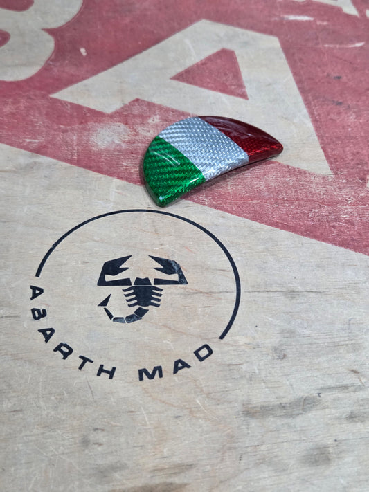 Abarth Cover Tirador Guantera Carbono Italia 🇮🇹 Restyling