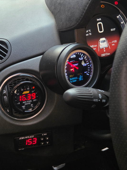 Orologio Manometro Abarth EGT + adattatore