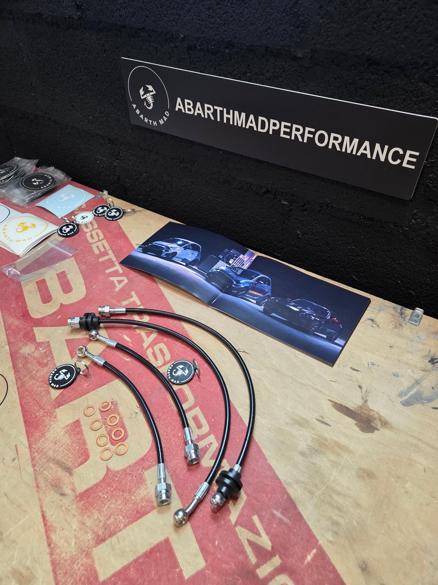 Abarth 124 Spider Multiair Latiguillos Metálicos Brake SS Tube (4)