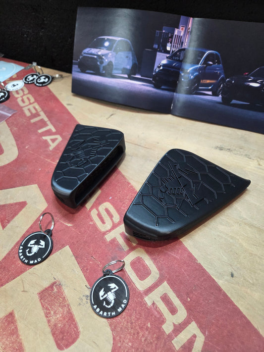 Abarth All Model (2) 3D Rejillas Laterales Entrada Aire Side Air Grilles Low Intake Admisión Baja