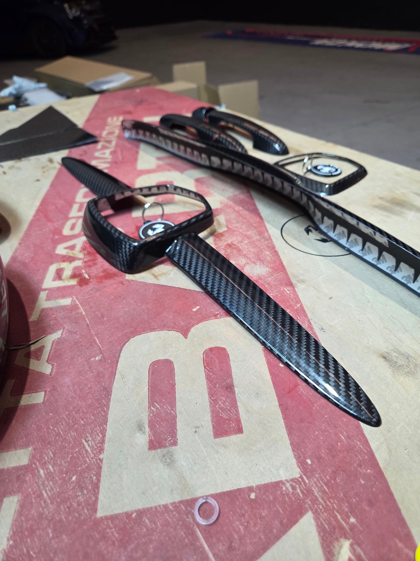 Abarth Pack Exterior Cover Carbon Fiber