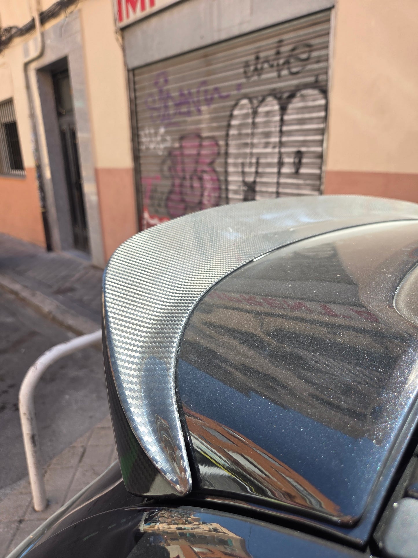 Abarth 500 Alerón Spoiler Visera Duck Tail Fiber or Carbon