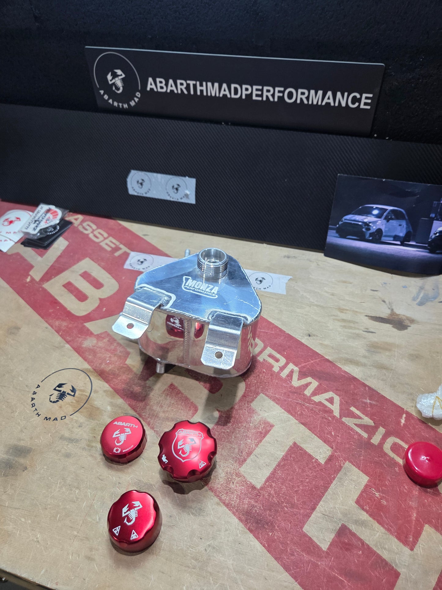 Abarth Grande Punto Mito Water Tank Vaschetta Vaso Expansión Aluminio