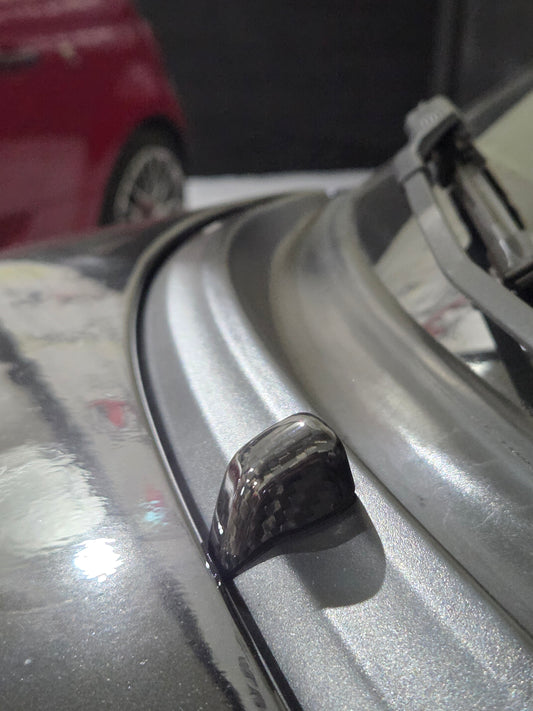 Abarth 500 595 695 Carbon Fiber Cover Luna Limpiaparabrisas Windshield Washer