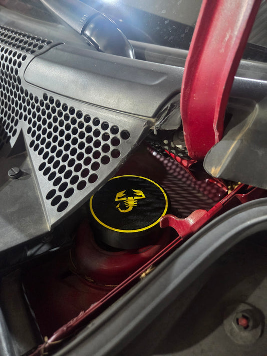 Abarth 500 595 695 3D Top Mount (2) Cover Copelas Suspensión