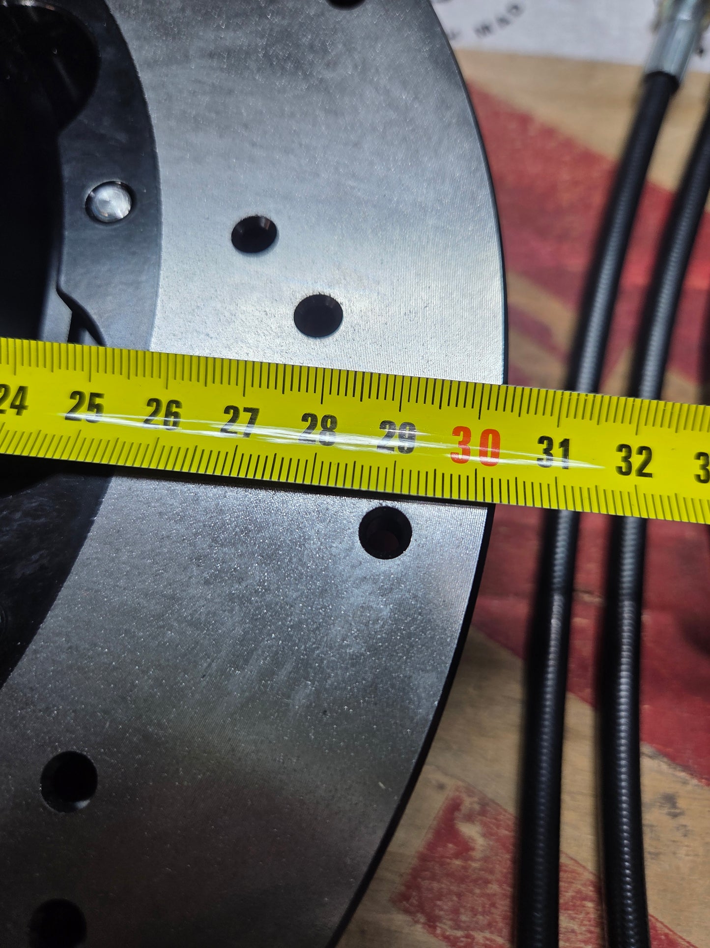 Abarth 500 Kit (2) Discos Perforados Traseros Mejorados Frenada 305mm Advanced Rear Disc Set