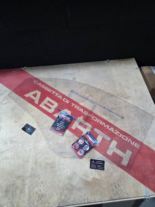 Abarth Ventanas Front Windows Delanteras (2) tipo Biposto Policarbonato WRC Rally