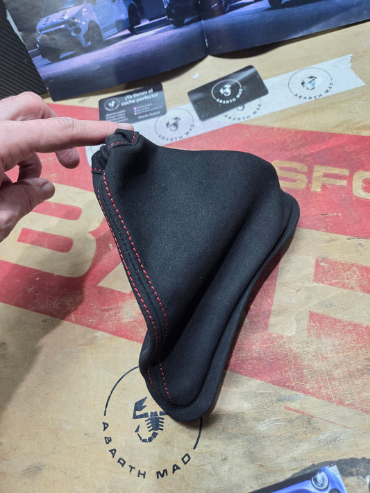 Abarth 500 All Model Fuelle Freno de Mano Alcántara Handbrake Suede