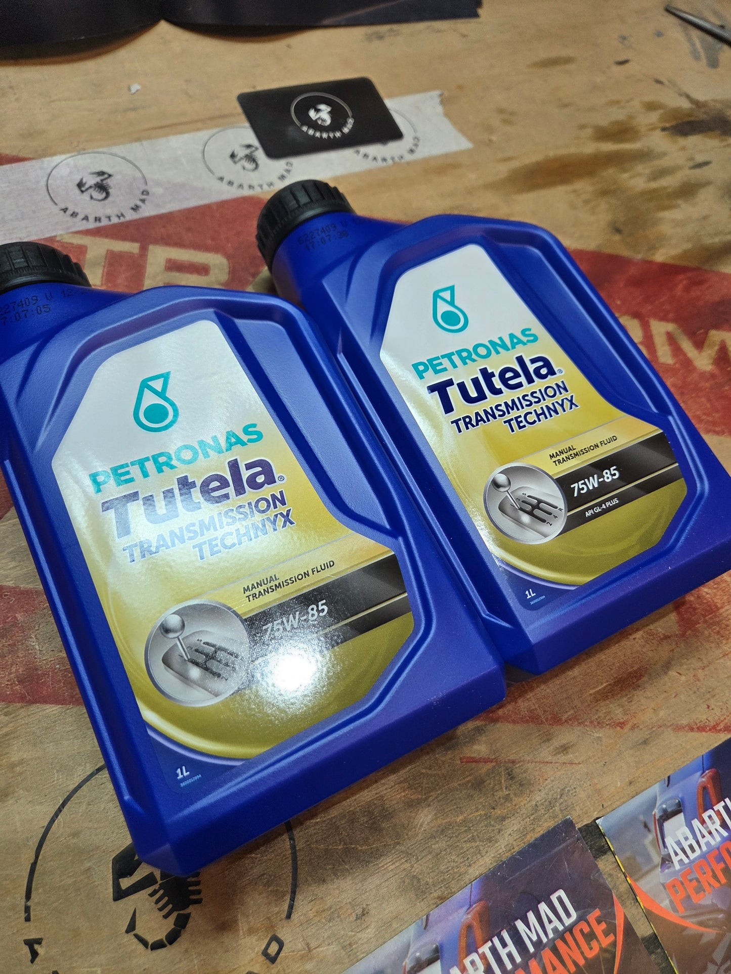 Abarth Aceite OEM Original Tutela 75w85 Transmission MTA Gearbox Caja de cambios 1L