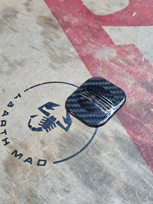 Abarth Fiat 500 Roof Micro Cover Carbon Fiber 100% Real