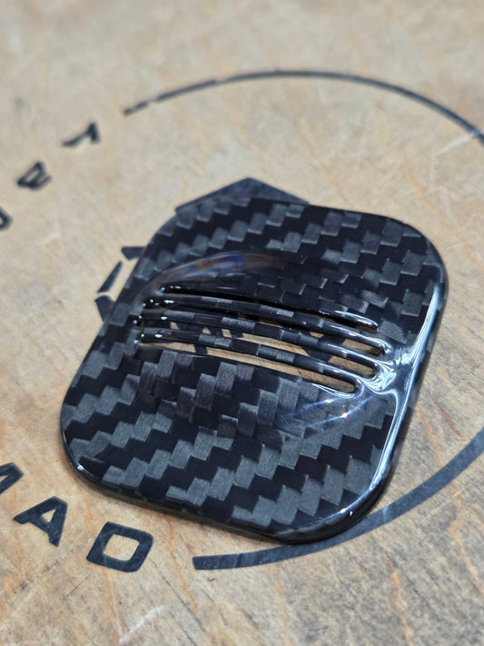 Abarth Fiat 500 Roof Horn Cover Carbon Fiber 100% Real