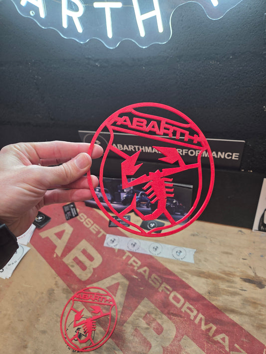 Abarth Fiat 500 Cover 3D Speaker Altavoz Set Pareja