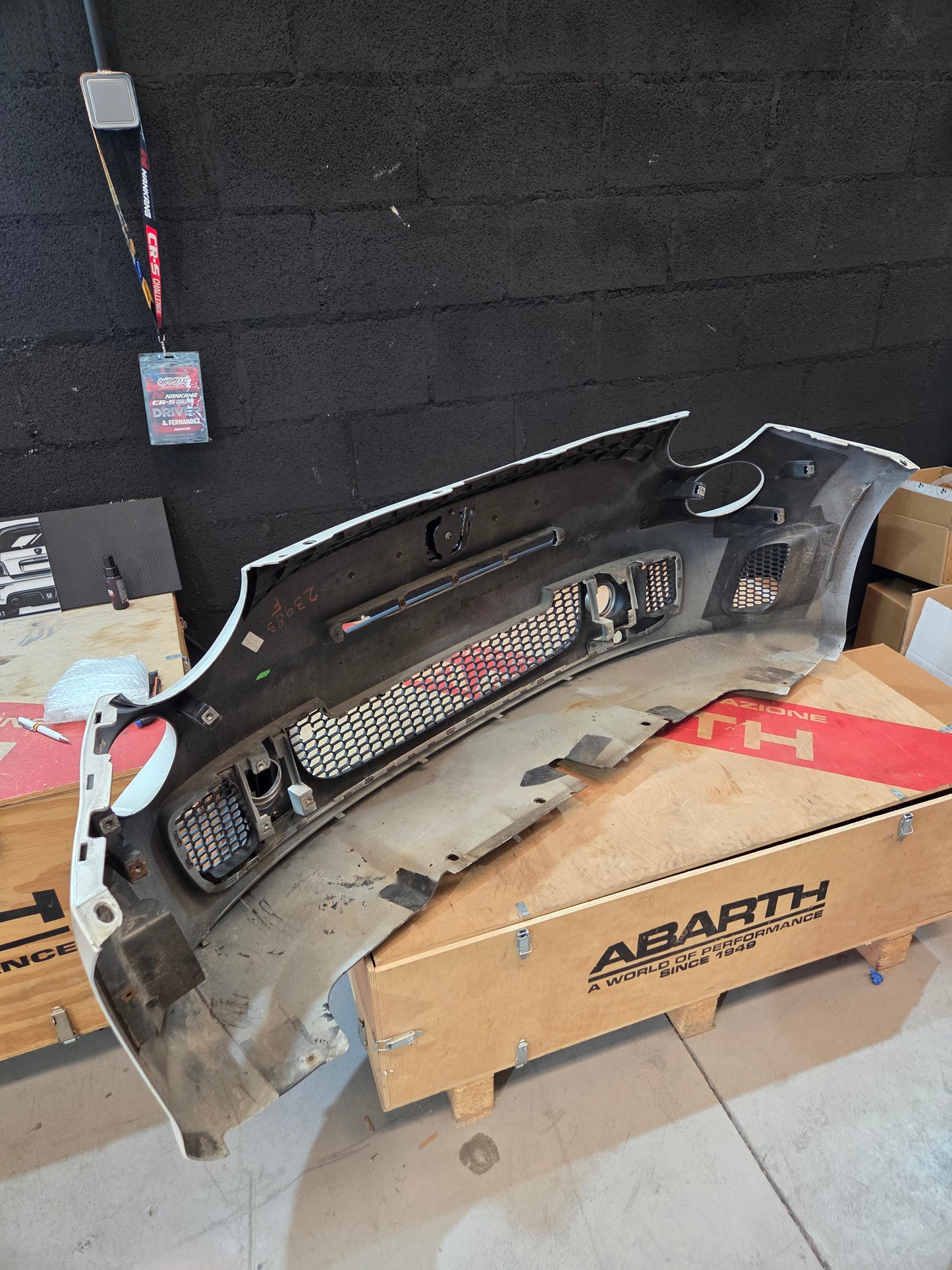 Abarth 08-16 Pre Restyling Prefacelit Paragolpes Frontal Front Bumper USED SALE