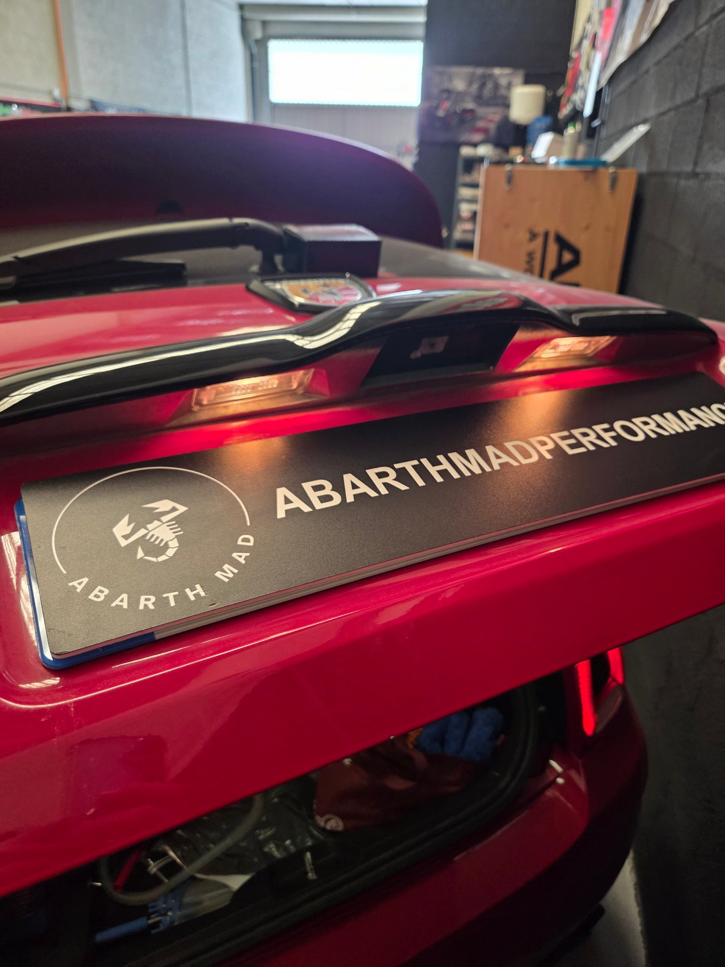 Abarth Fiat 500 Plafón Led Matrícula License Plate