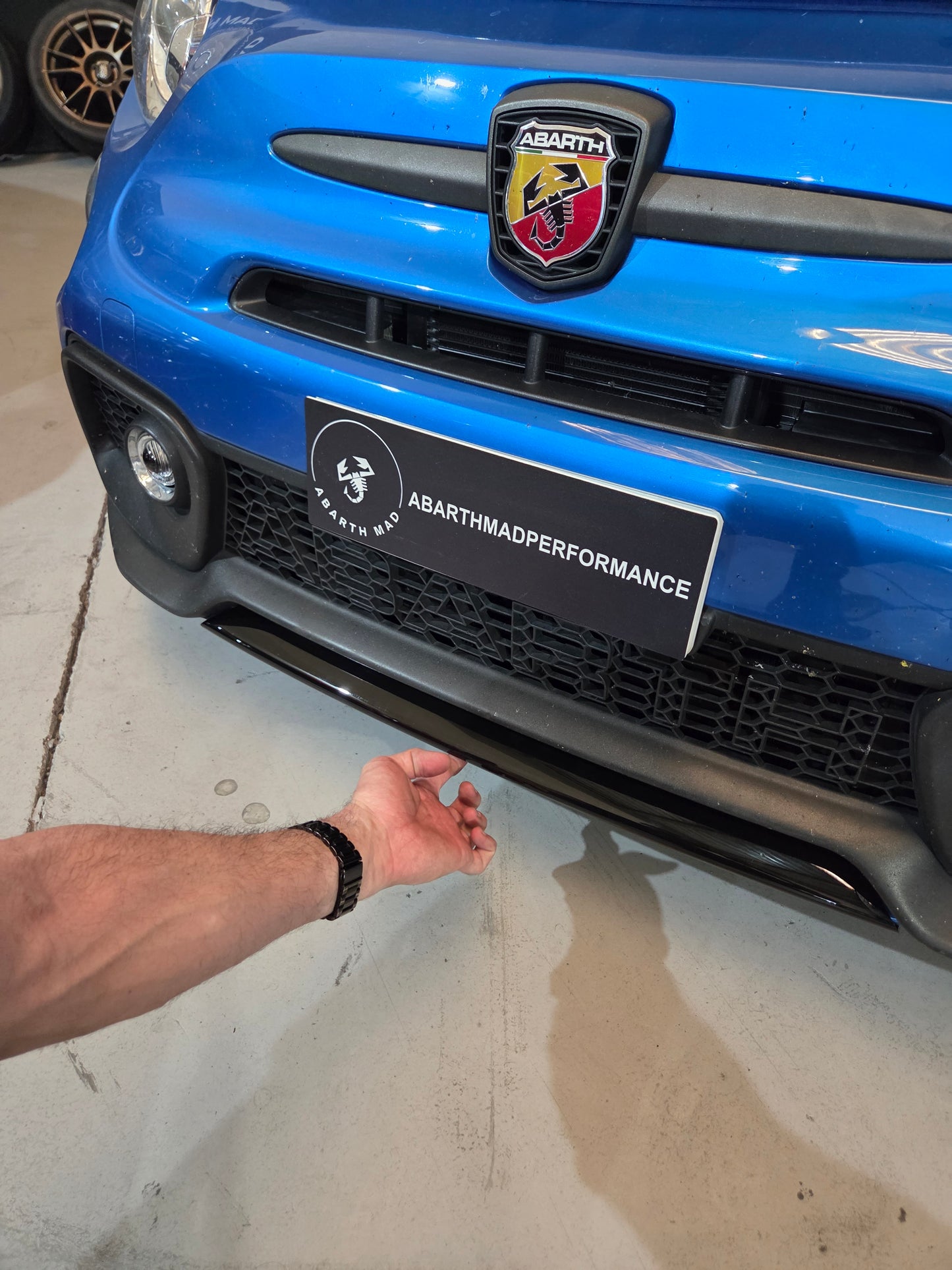 Abarth 2016+ Restyling Front Lip Splitter Cover ABS