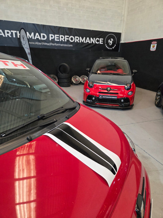 Abarth Fiat Hood Stripe Vinyl Franjas Capó Tributo
