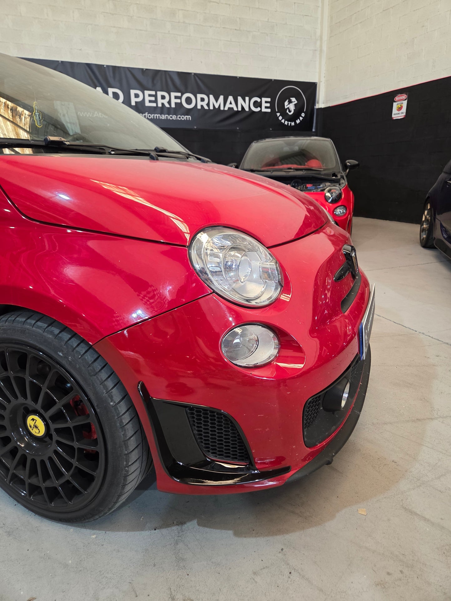 Abarth 500 All Model Black Gloss ABS (2) Flap Canards Side Grille Extreme Rejilla Lateral Alerones