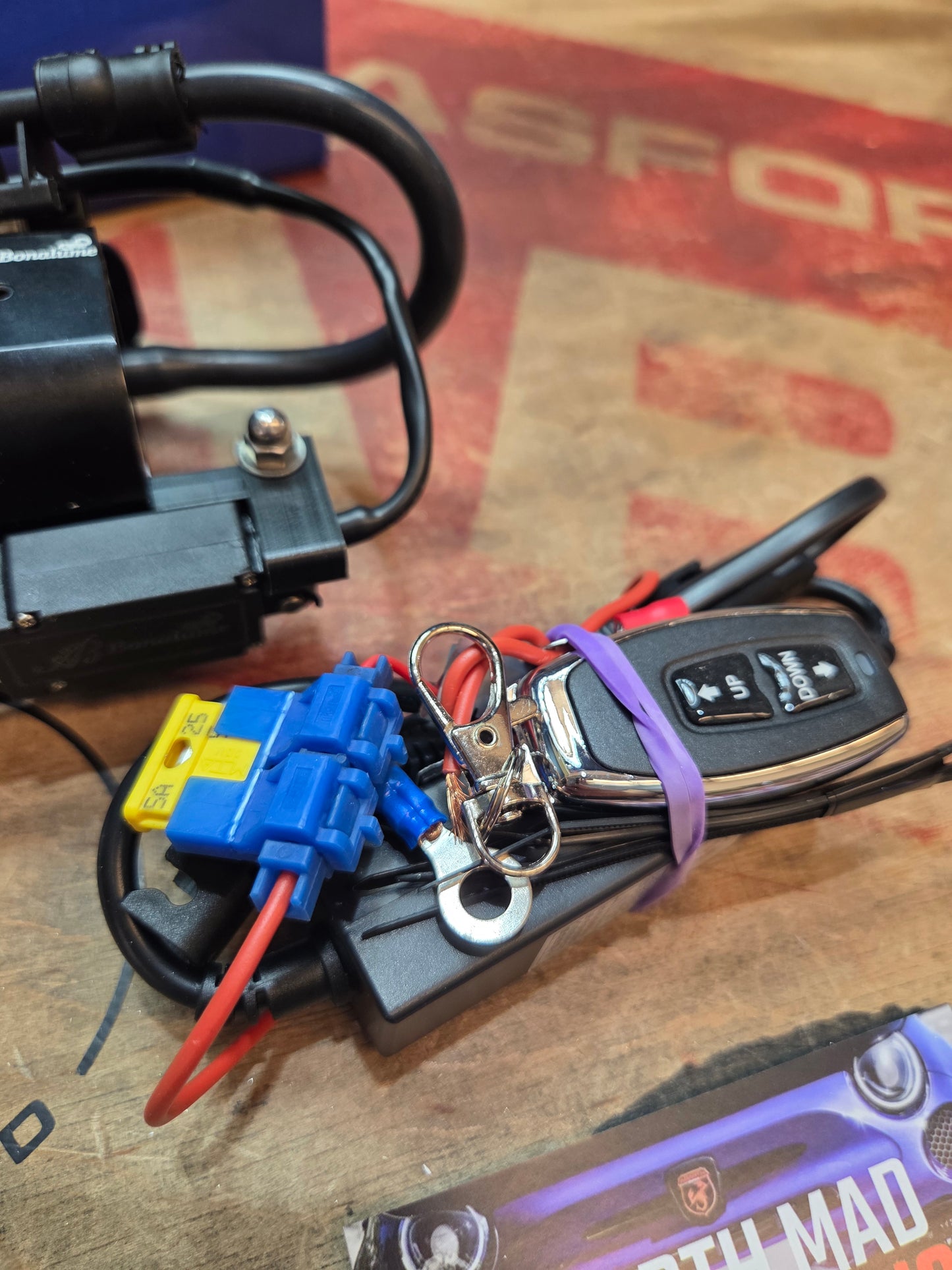 New!! Abarth 500 Fiat Alfa Valve Blow Off Wireless Válvula Bonalume Regulable con Mando Switch