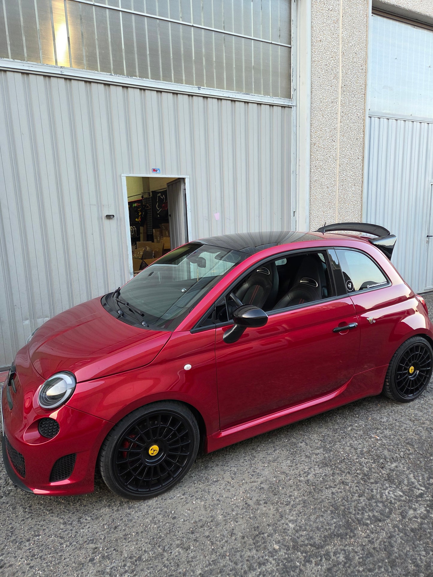 Exclusive Pre Order Now!! Abarth 500 All Model Carbon Fiber Spoiler Japan Style Alerón Alettone