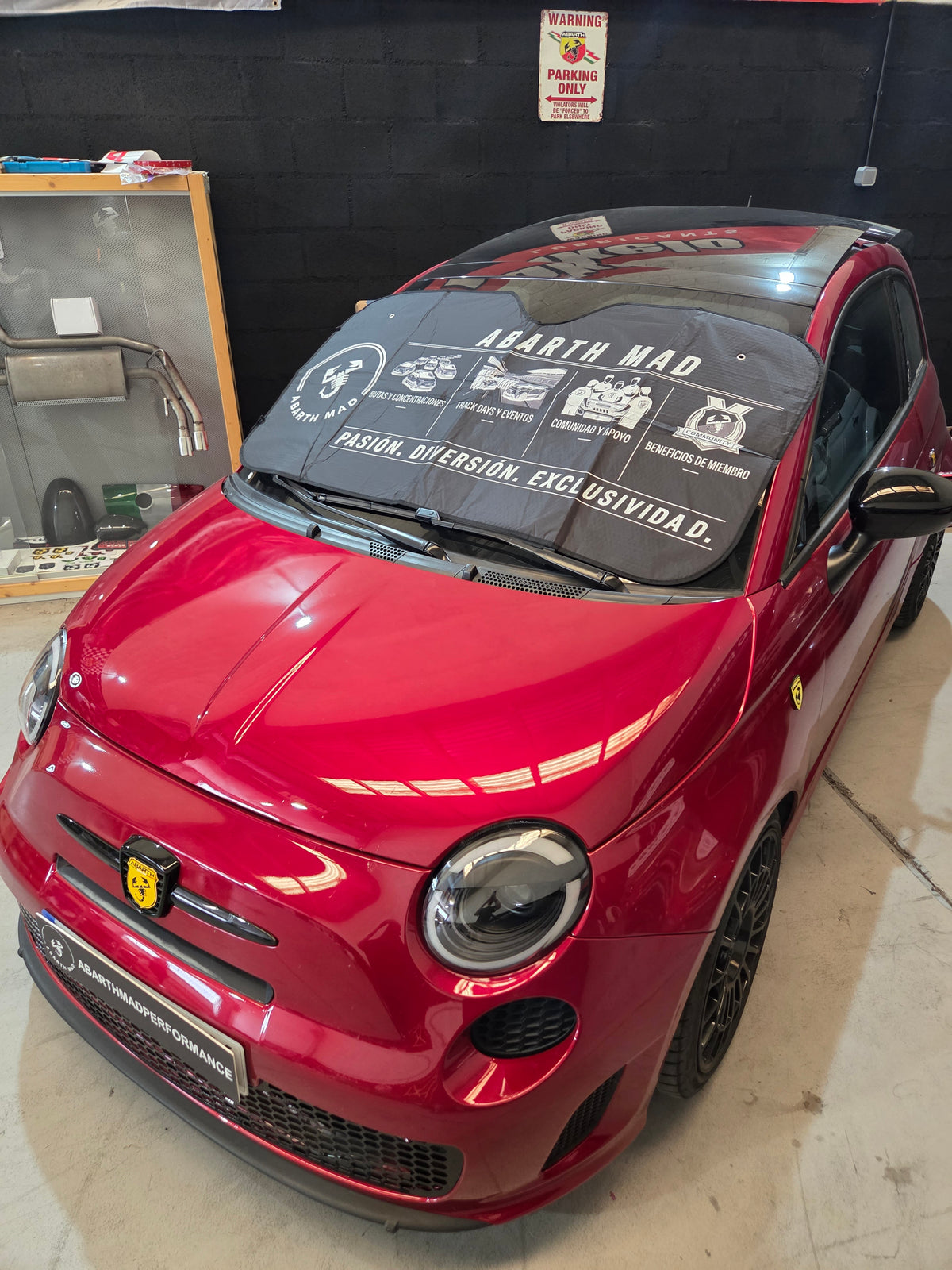 Abarth 500 All Models Abarth Mad Sunshade Parasol Custom