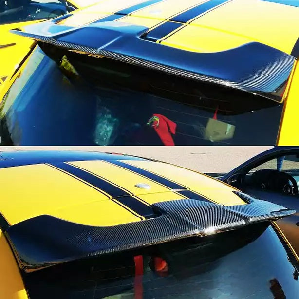 Abarth 500 Replica Biposto Fiber Cadamuro Spoiler Alerón Fibra Vidrio