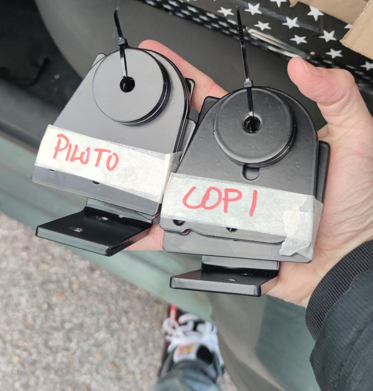 Abarth Lowered Bases -2.5cm non-Sabelt seats