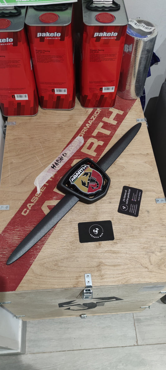 Stemma Abarth Competizione Logo Frontale Antracite