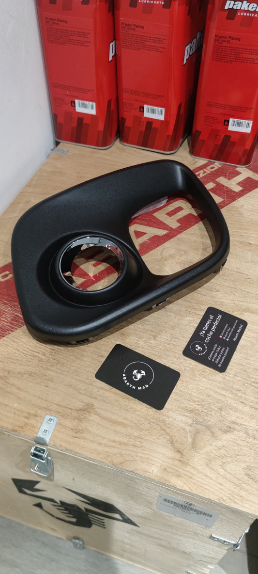 Abarth 2016+ Restyling Carcasa Antinieblas Foglights Surround OEM Original Part