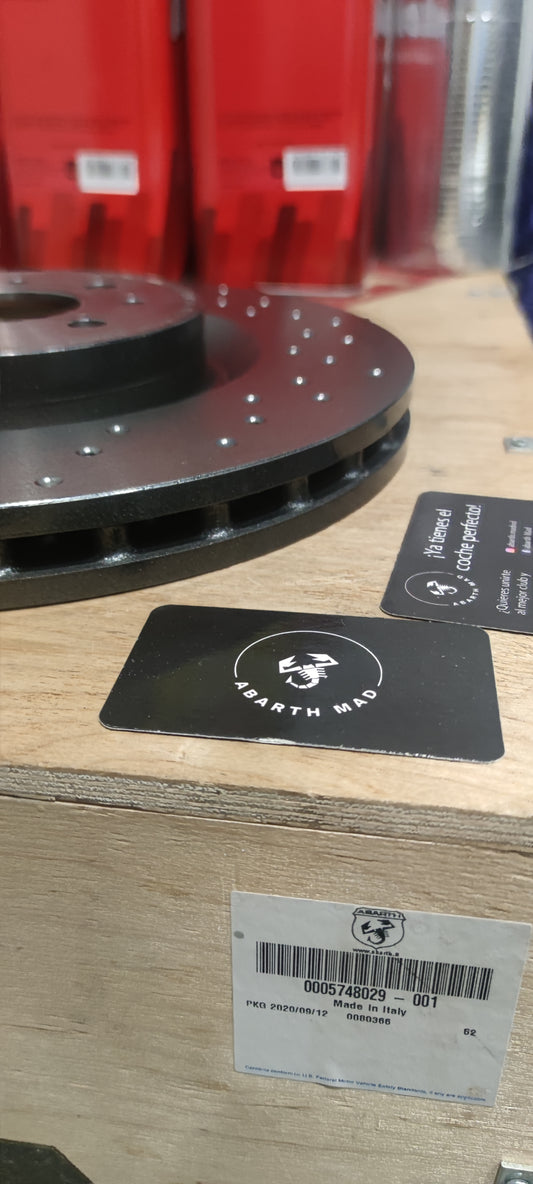 Dischi Abarth Brembo Originali OEM Anteriori da 284mm (pinza standard)