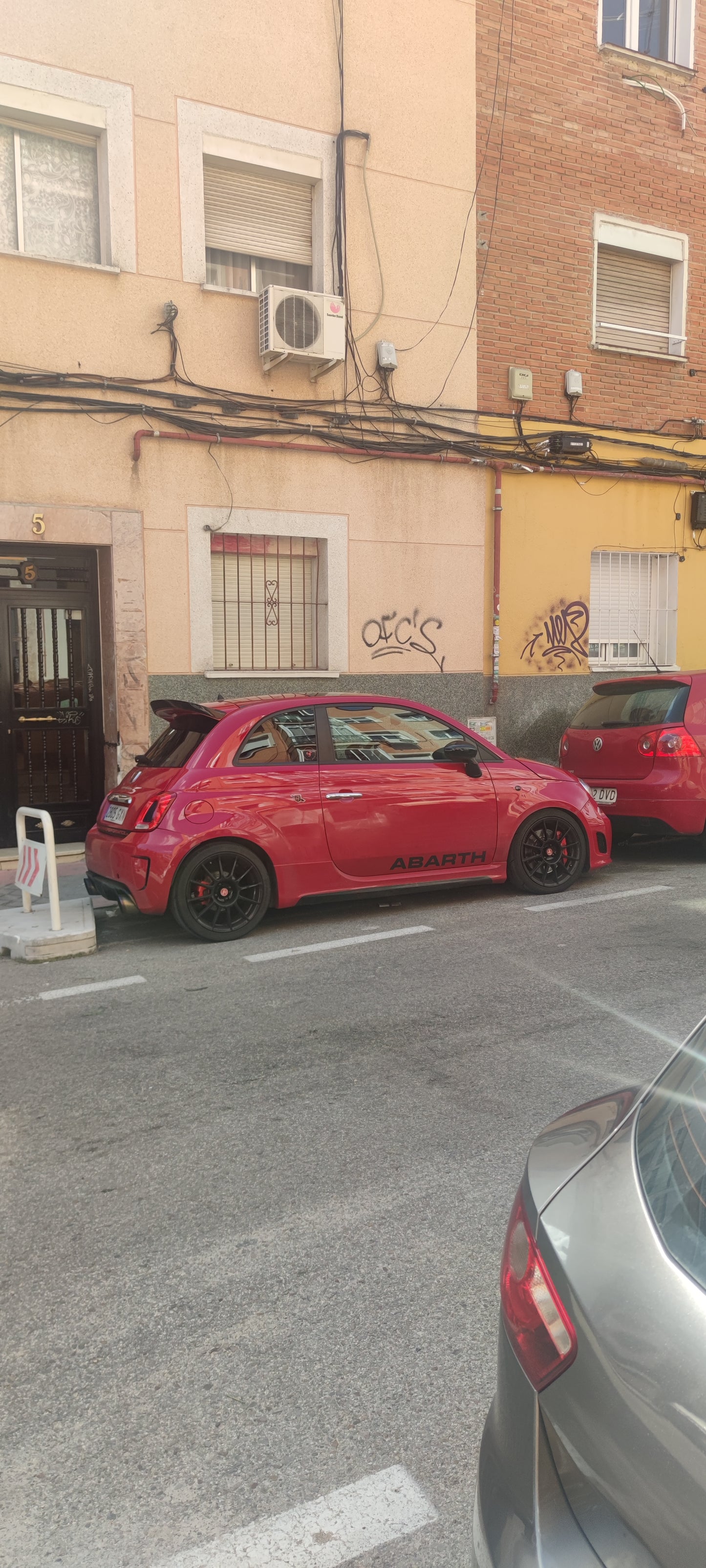 Abarth Fiat Vinilo Talonera Minigonne Biposto Vinyl