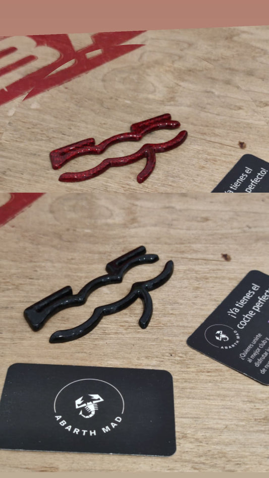 Abarth 595 Carbon Fiber Dashboard Cover 🔴⚫