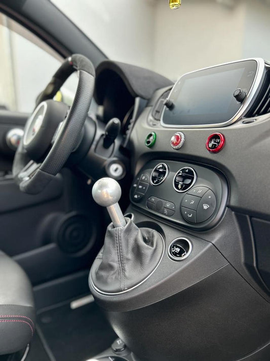 Abarth Italia 🇮🇹 Carbon Fiber Dashboard Button Rings