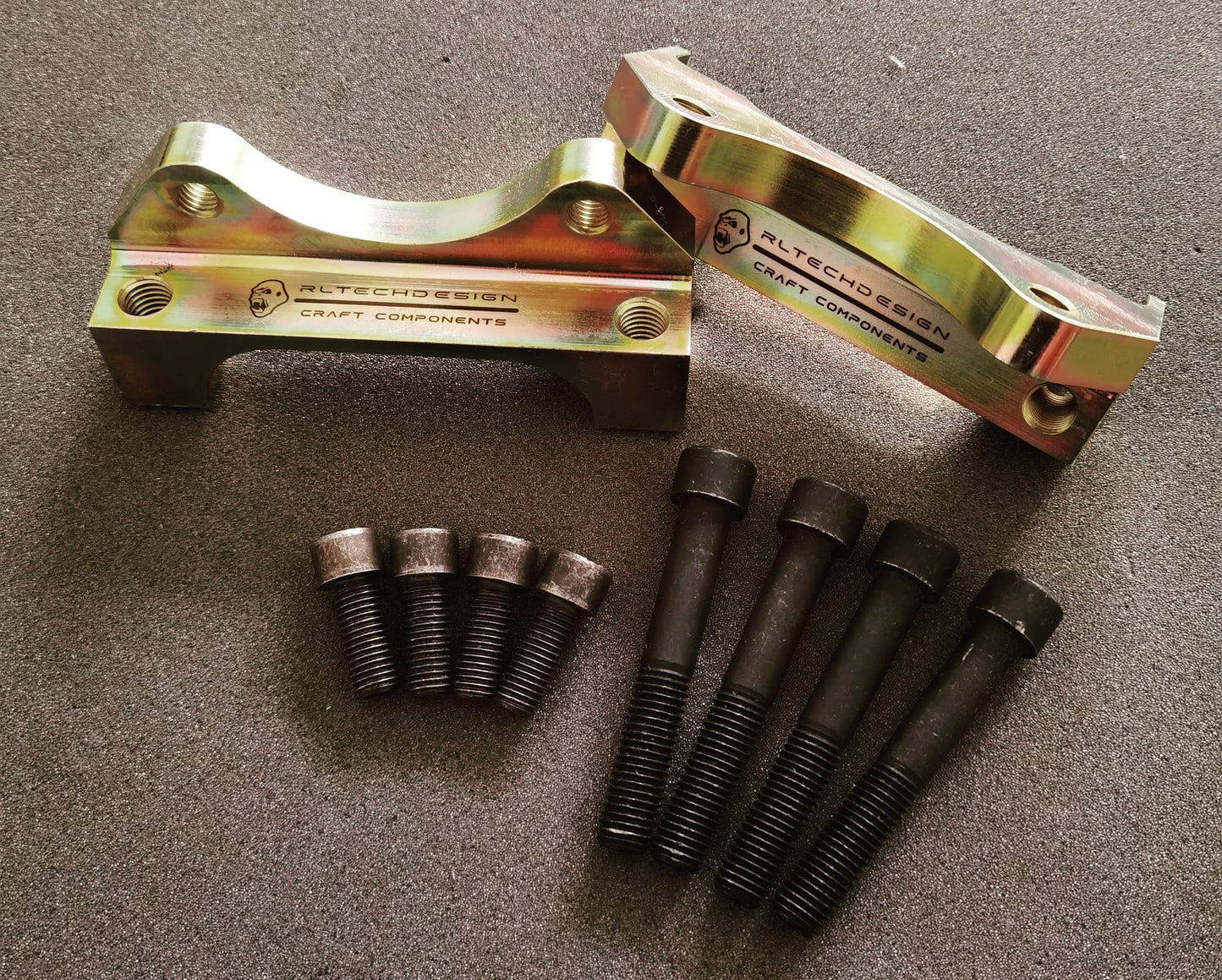 Abarth Alfa Brembo Pinza Soportes Caliper Adapter 305 or 330mm Discos