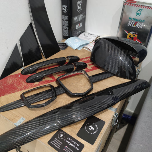 Abarth Pack Exterior Cover Carbon Fiber