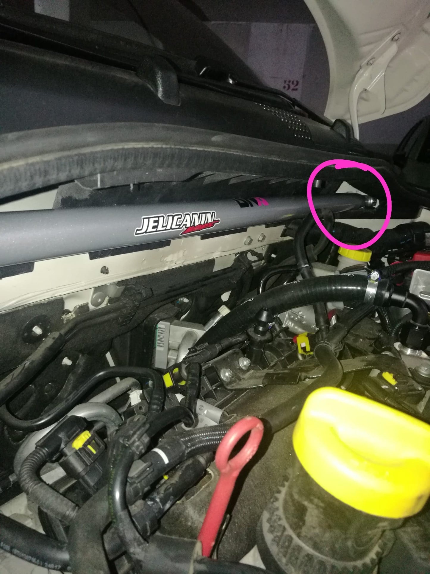 Abarth Specific Strut Bar