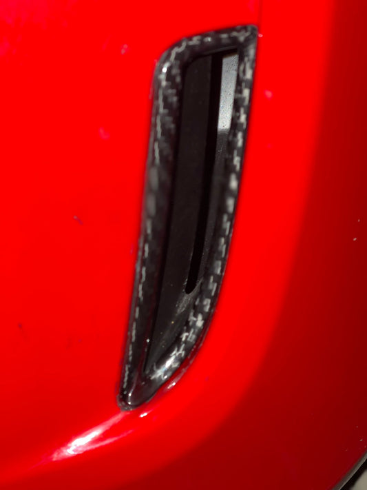 Abarth Air Outlet Carbon 2016+ Restyling Bumper Rear Bumper