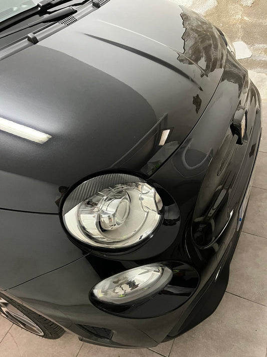 Abarth Carbon Fiber Eye Lid Angry Bad Look