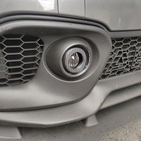 Abarth Cover 3D Fog Lights Colours or carbon effect
