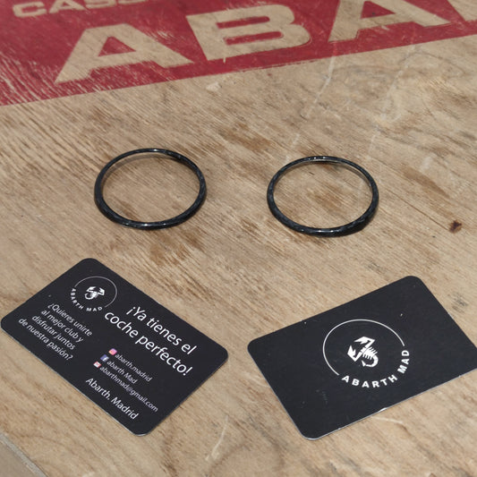 Abarth Fiat Clima Aros Rings Carbon Fiber 2008-2023
