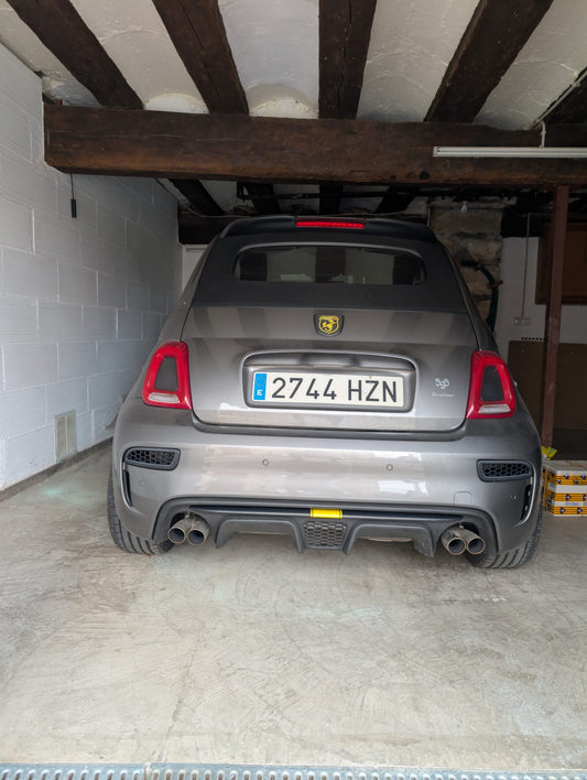 Abarth Grille ABS Grille Rear Bumper Restyling