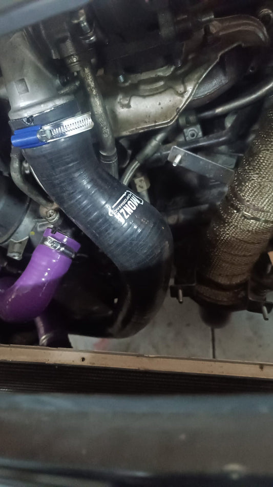 Abarth 500 solo manguitos ONLY Intercooler Silicone tubes 🔴⚫️