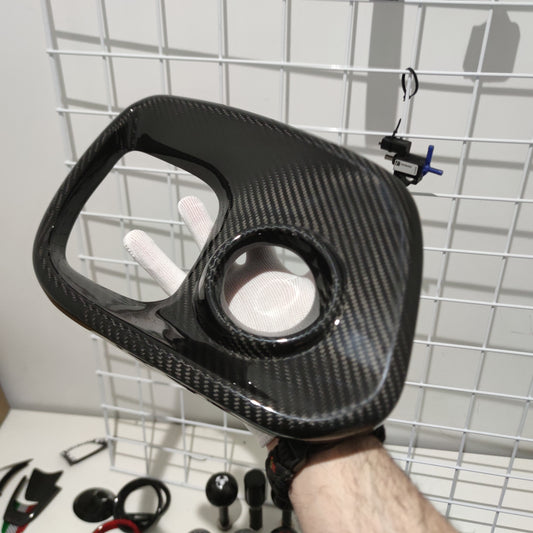 Abarth EXCLUSIVE Carbon Fiber Cover Front Foglights