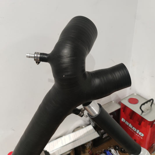 Abarth Double Intake Admisión Doble Alta y Baja w/ válvula y botón