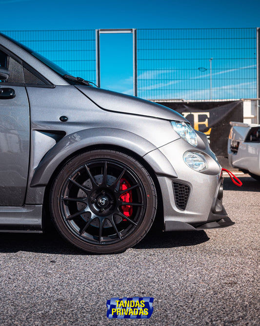 Abarth Agressive Lip Splitter Labio Performance Fiber or Carbon Fiber (not for 70th kit)